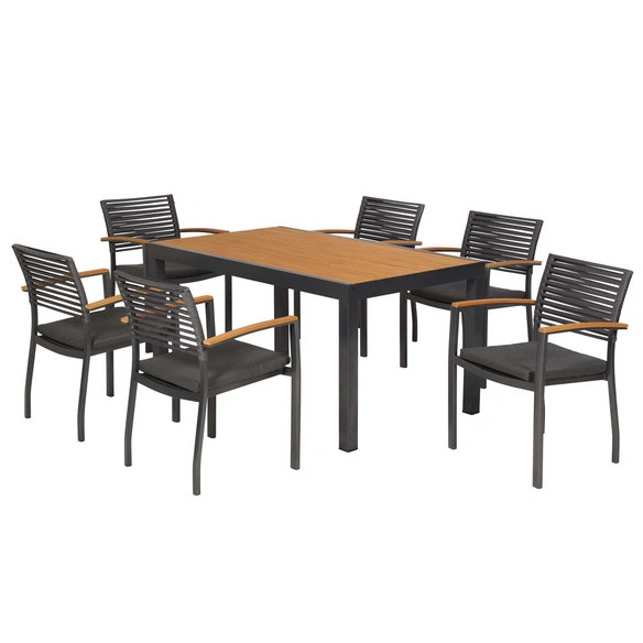 Gartenmöbel-Diningset »Parella«, 7 tlg., 6 Sitzplätze, Aluminium