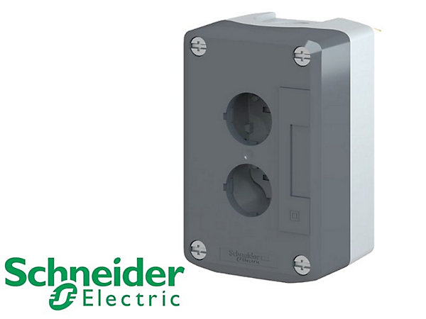 Boîtier deux positions, pour boutonnerie Schneider Harmony XALD