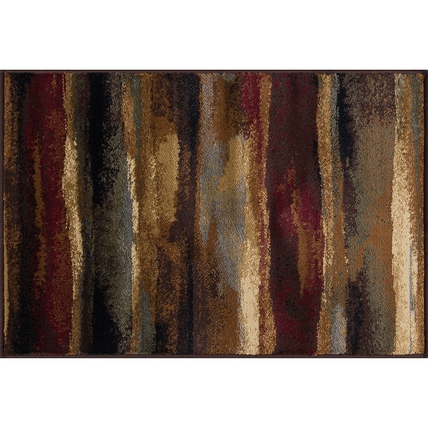 Flora Transitional Stripe Indoor Area Rug