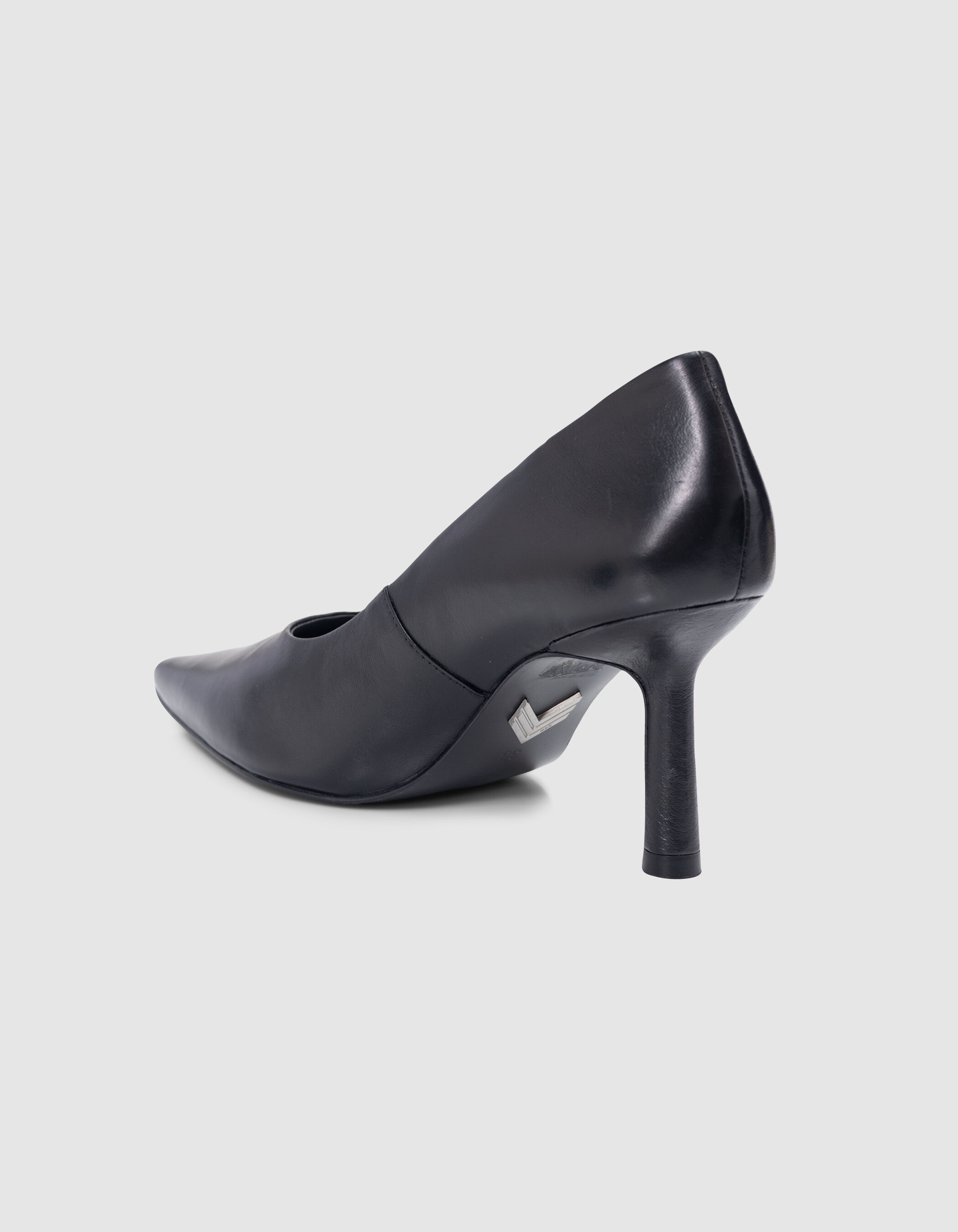Escarpins noirs cuir glacé Femme