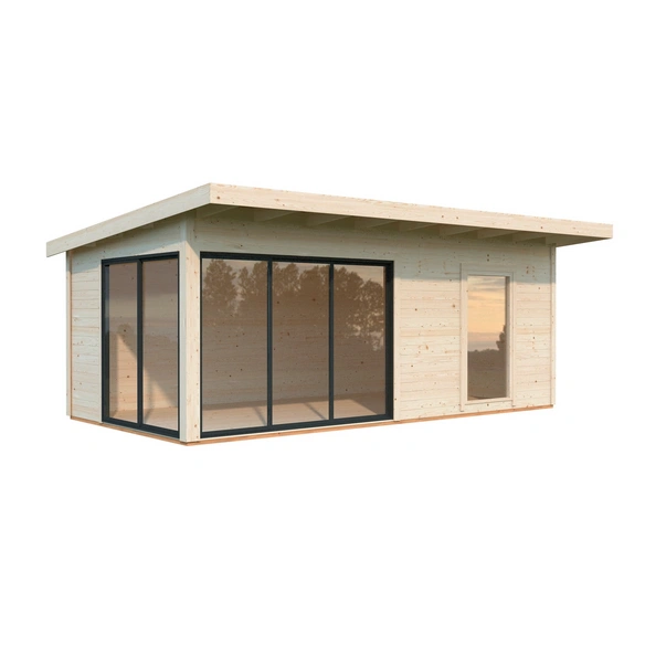 Gartenhaus »Andrea Slide«, B x H x L: 595 x 264 x 300 cm, unbehandelt