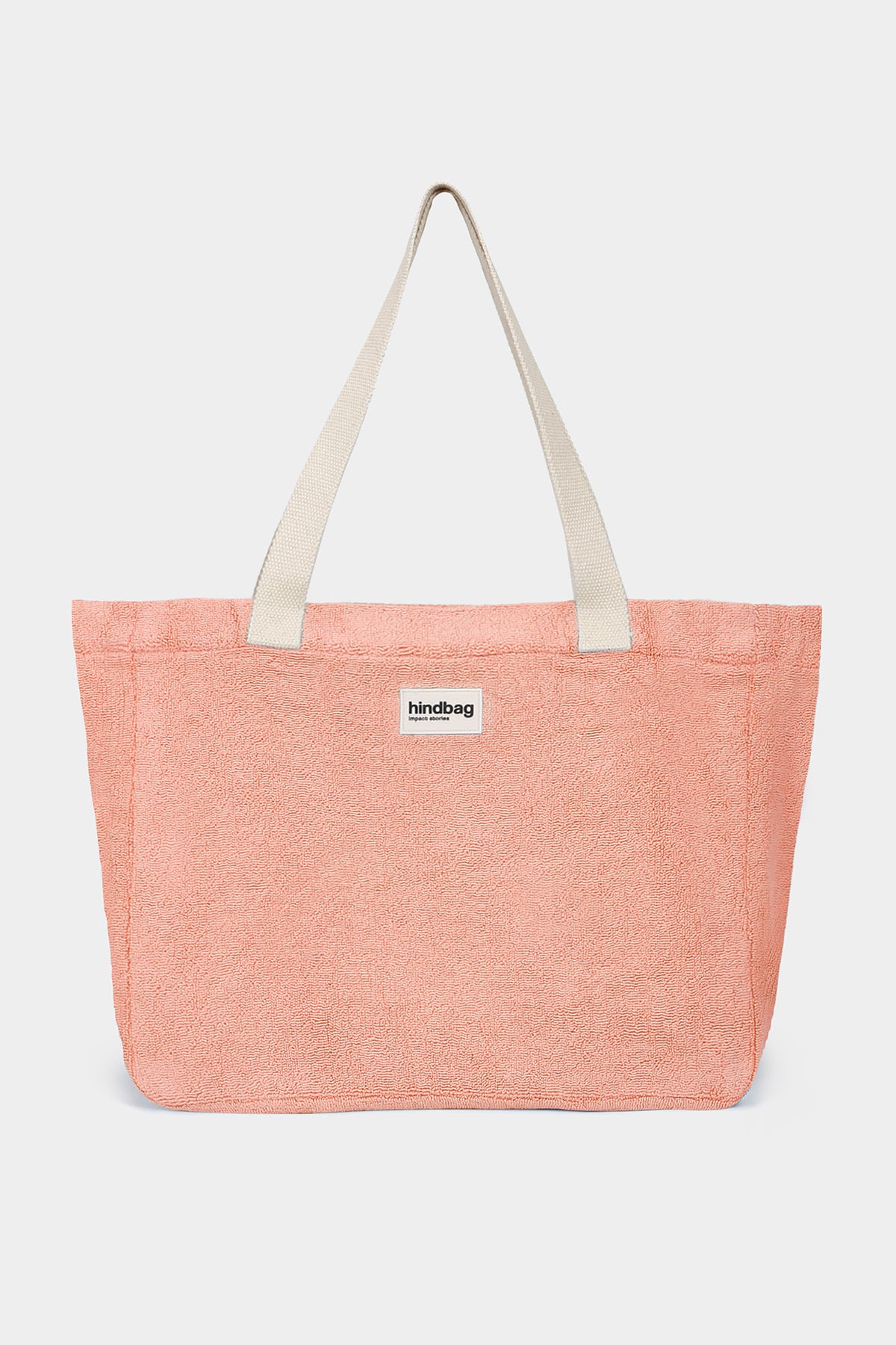 Cabas Claude Éponge rose corail