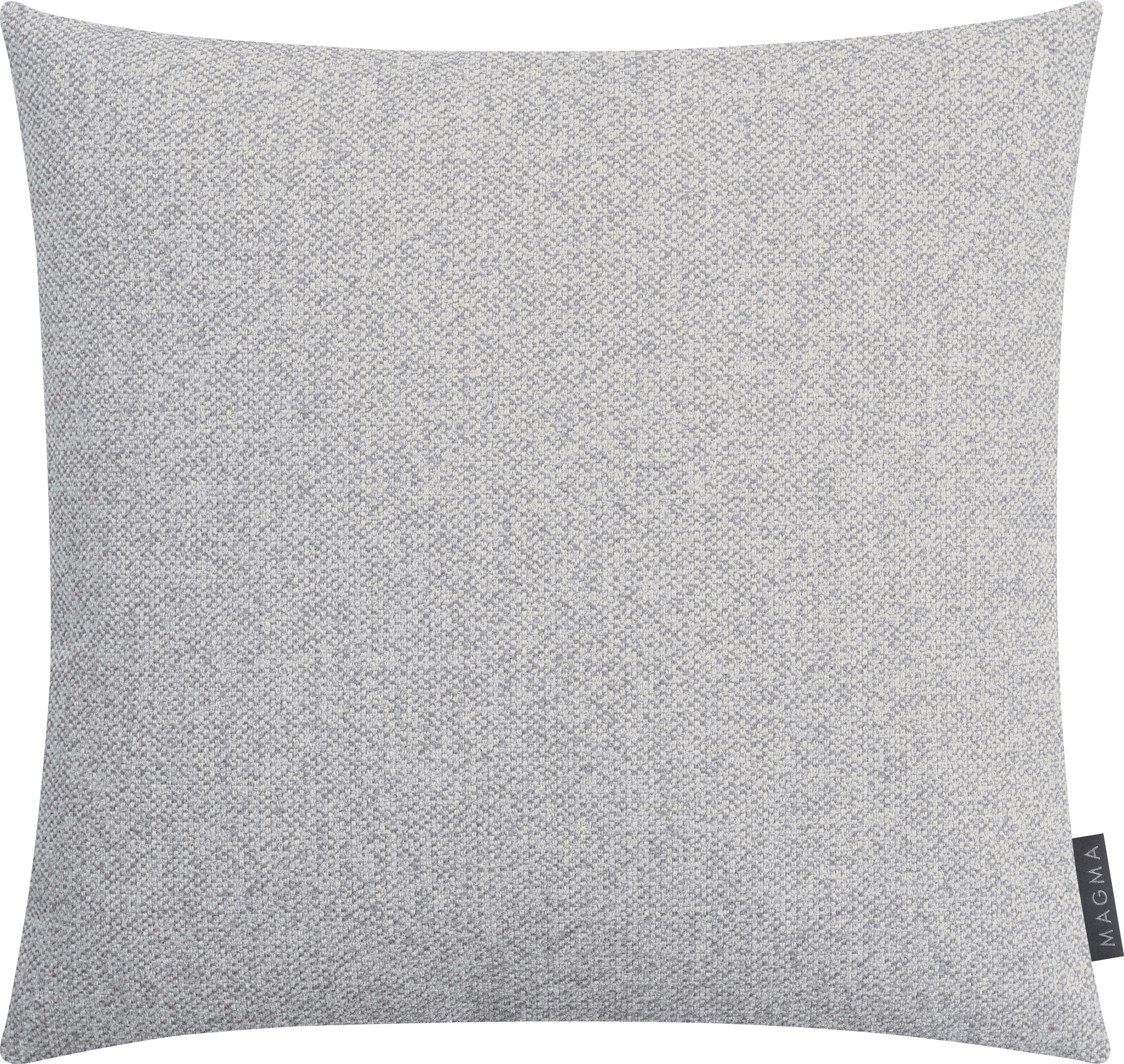 LEJA - Housses de coussin jacquard avec coton recyclé gris - 45x45