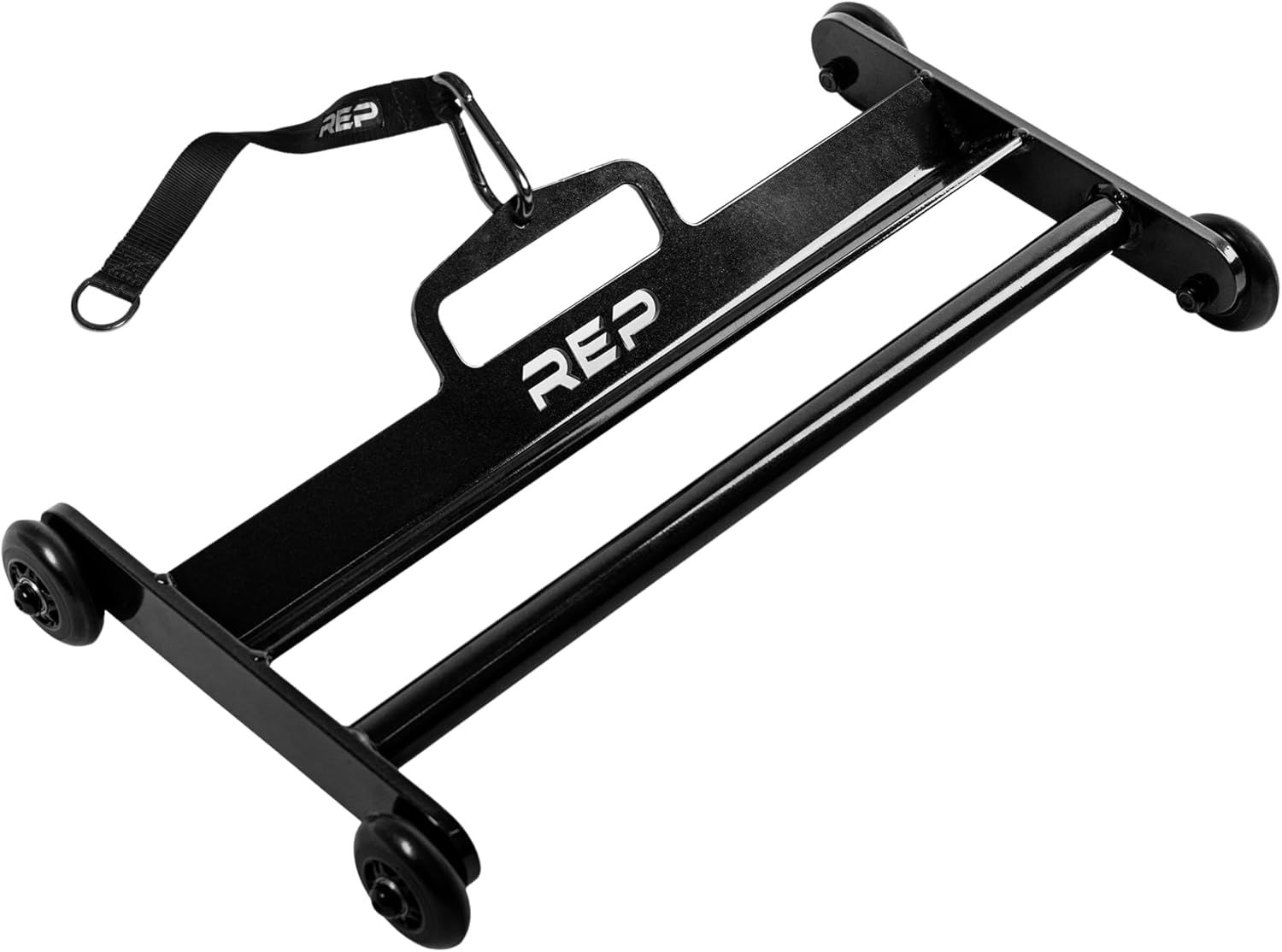 REP Fitness Glute Ham Roller, Ab Exercise Machine for Home Gym, Core Trainer with Wheels, Leg Curl and Hip Extension Equipment, Workout Slider for Hamstrings, Abs, Glutes, and Strength Training