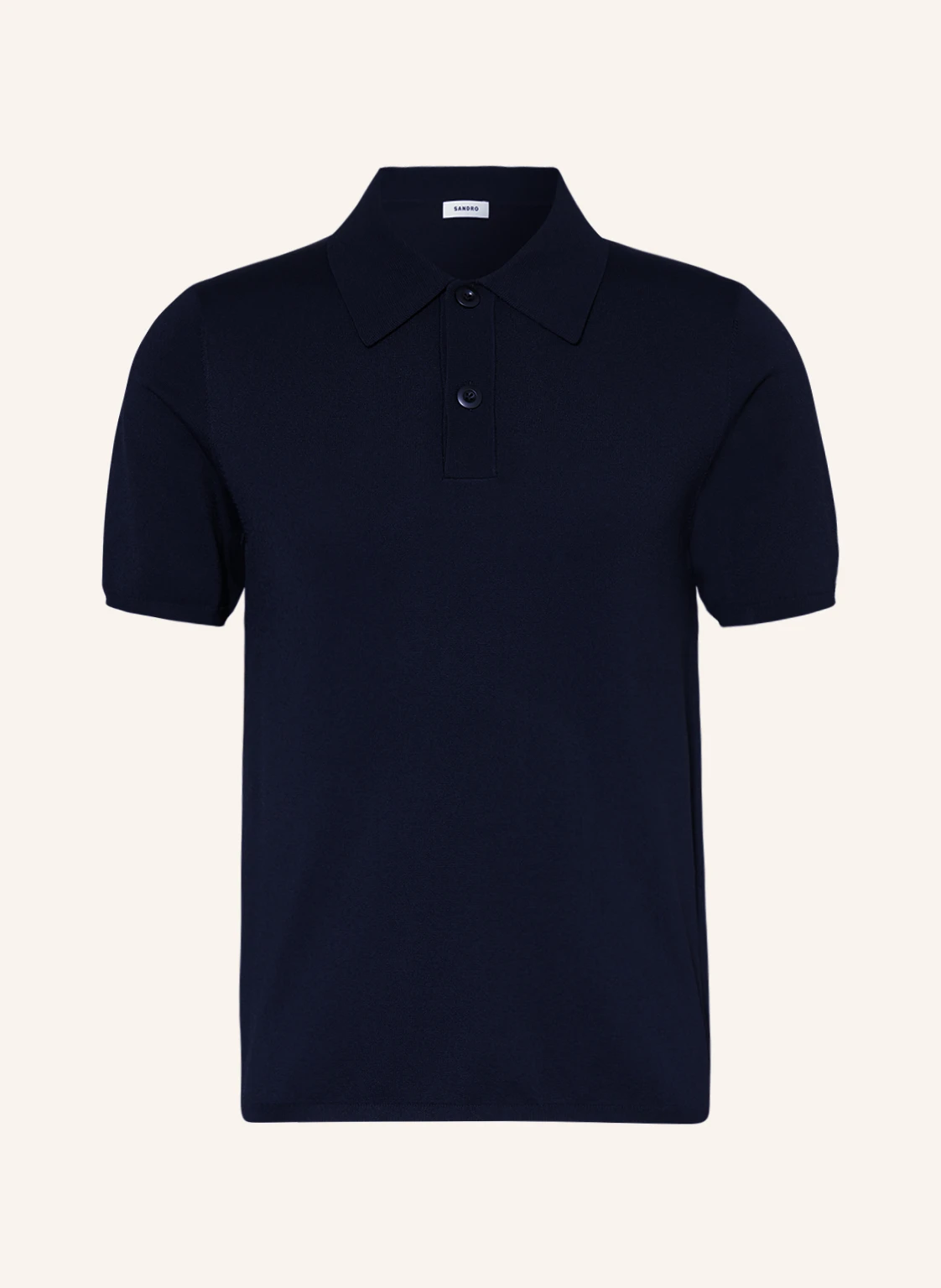 SANDRO Strick-Poloshirt