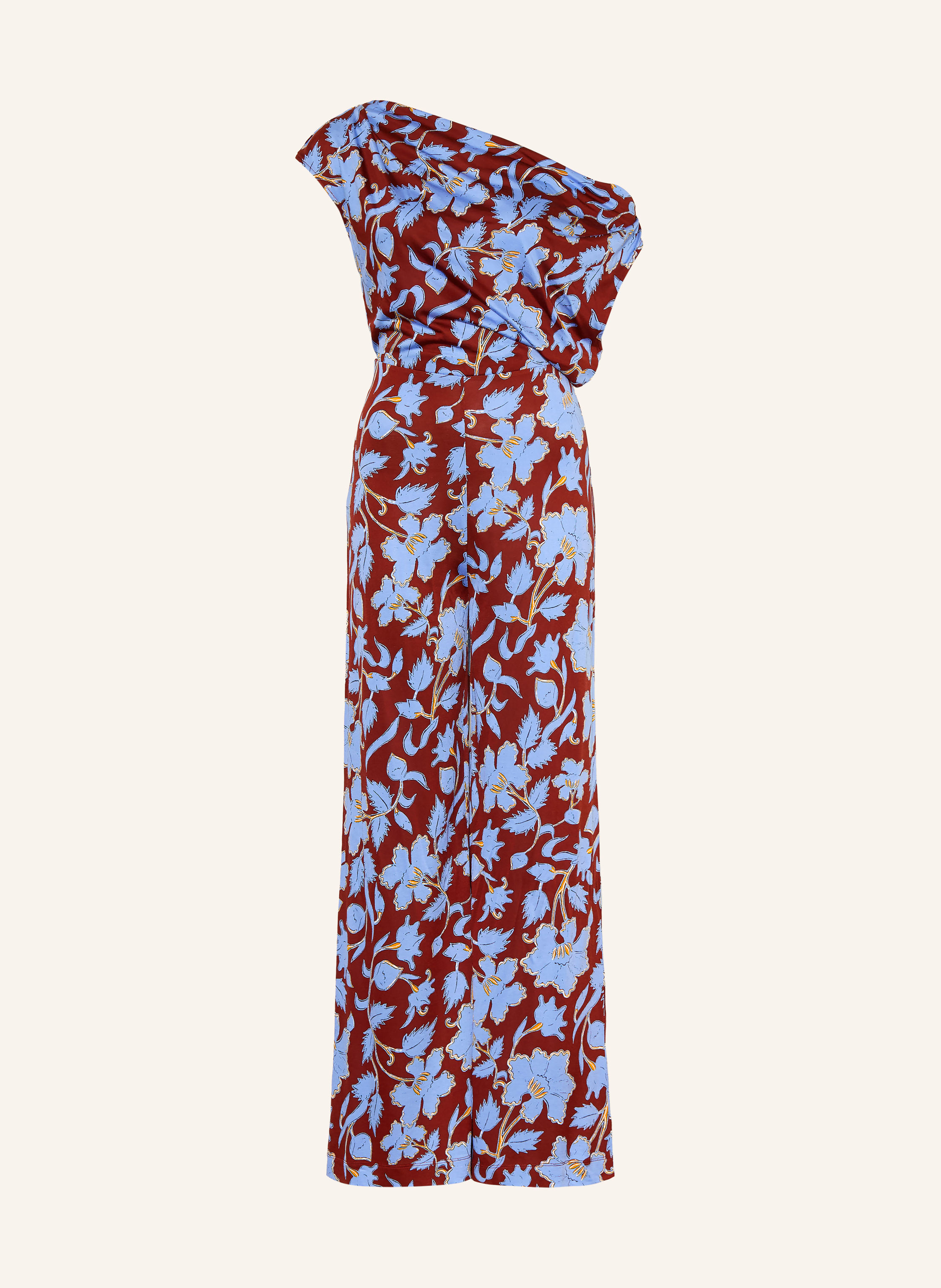 DIANE VON FURSTENBERG One-Shoulder-Jumpsuit WITTROCK aus Jersey