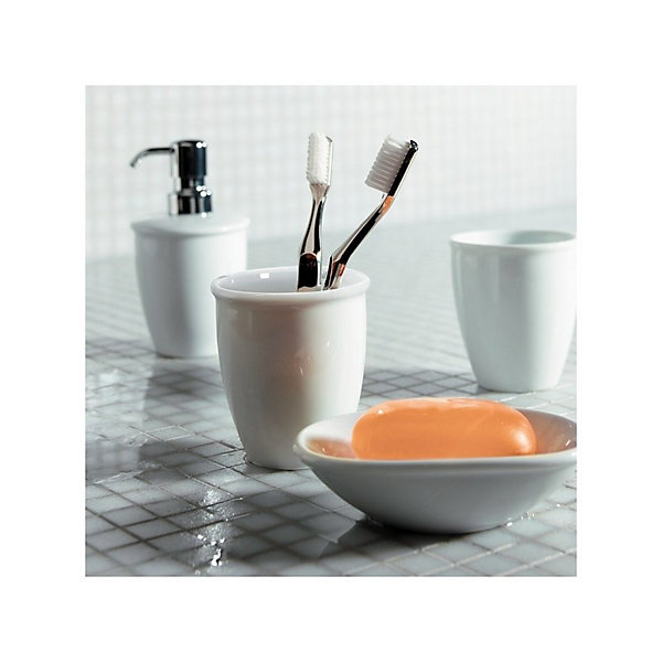 Distributeur de savon Porcelaine ATLANTA Blanc Spirella