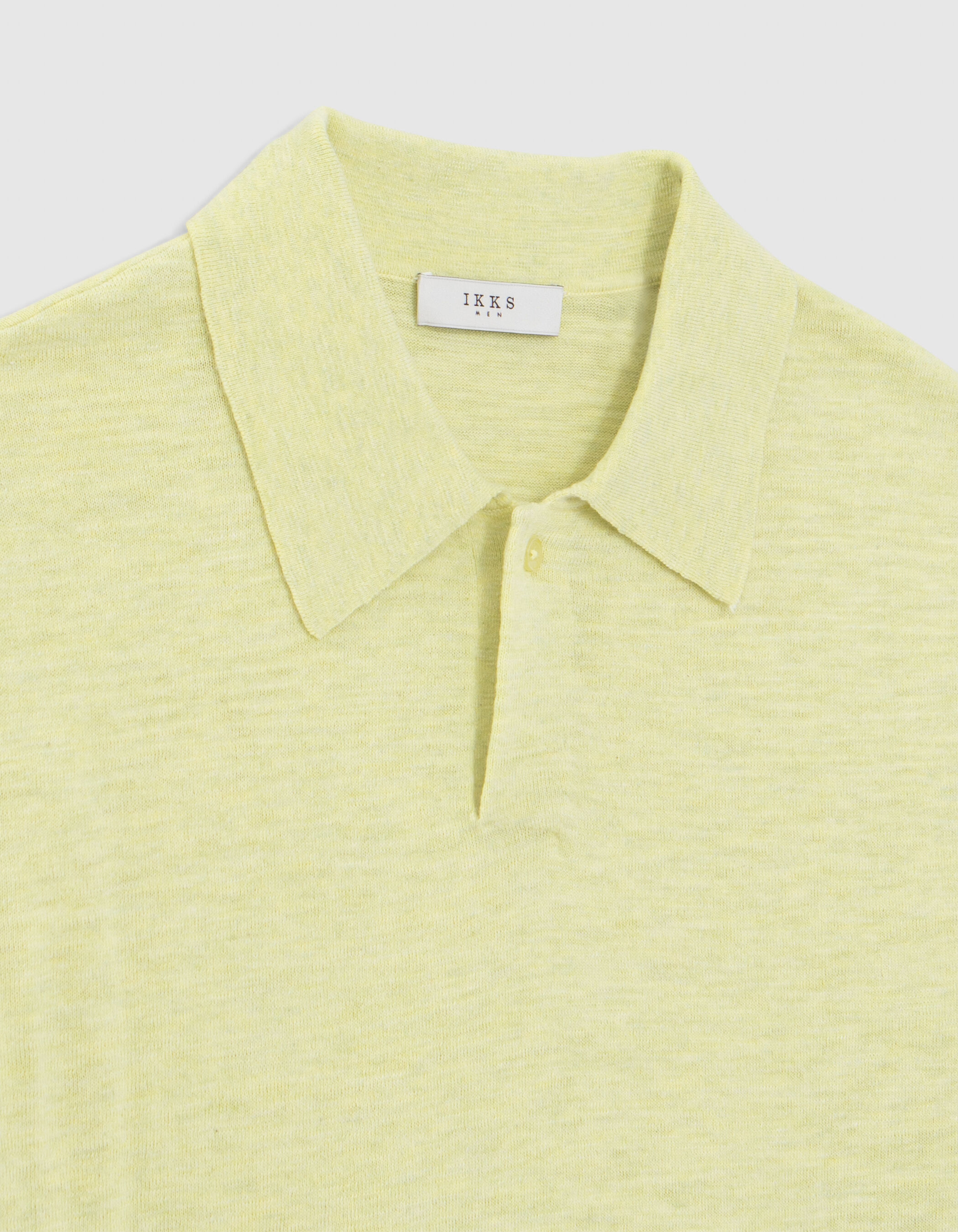 Polo ciel tricot léger Homme