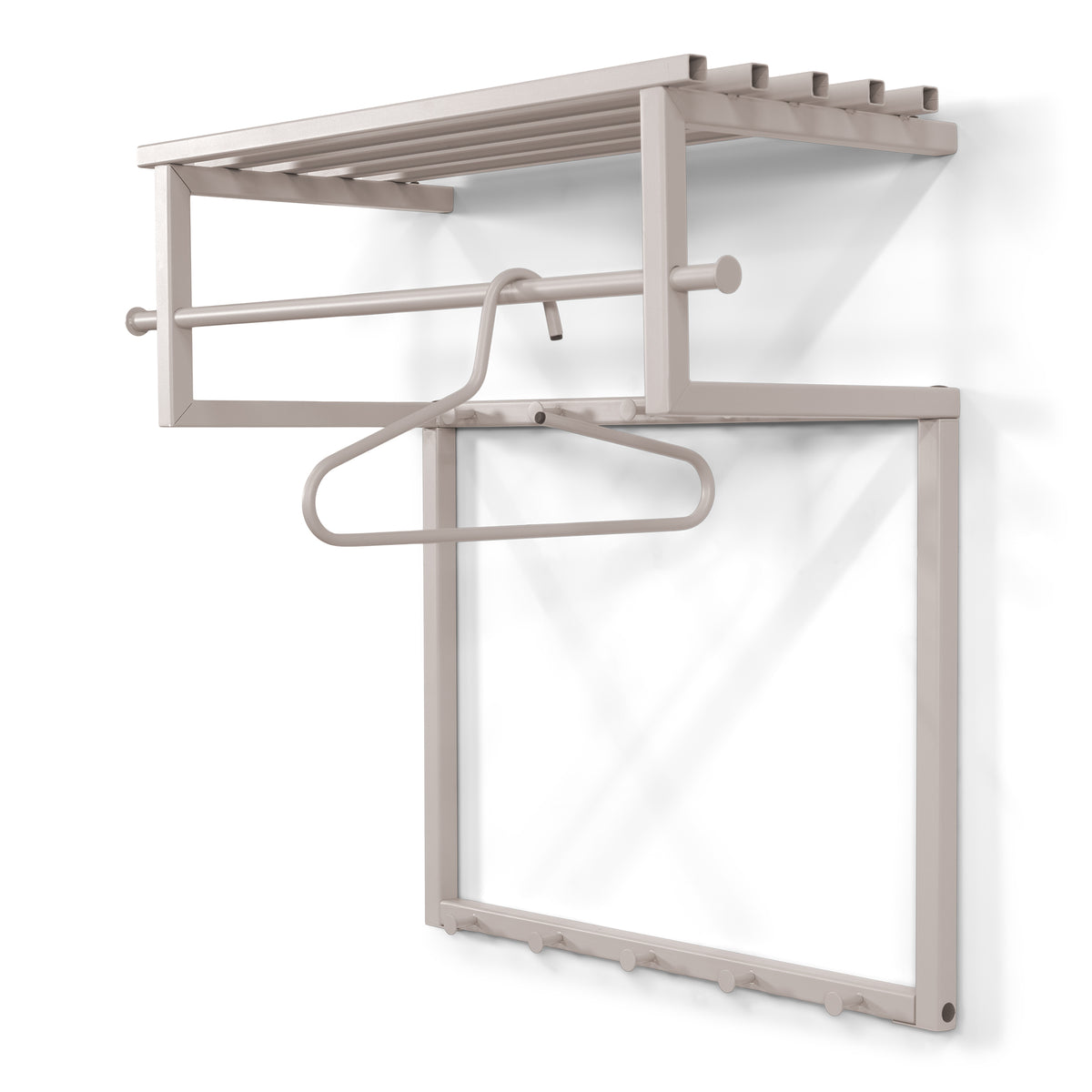 Spinder Design kapstok Rizzoli - Silky Taupe - 10 haken