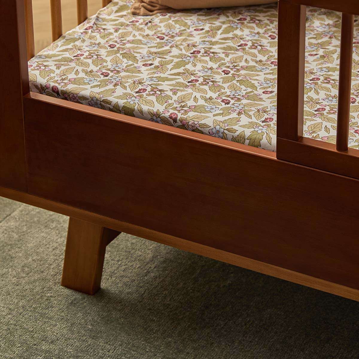 Aspen Cot Toddler Bed Half Frame - Hazelnut
