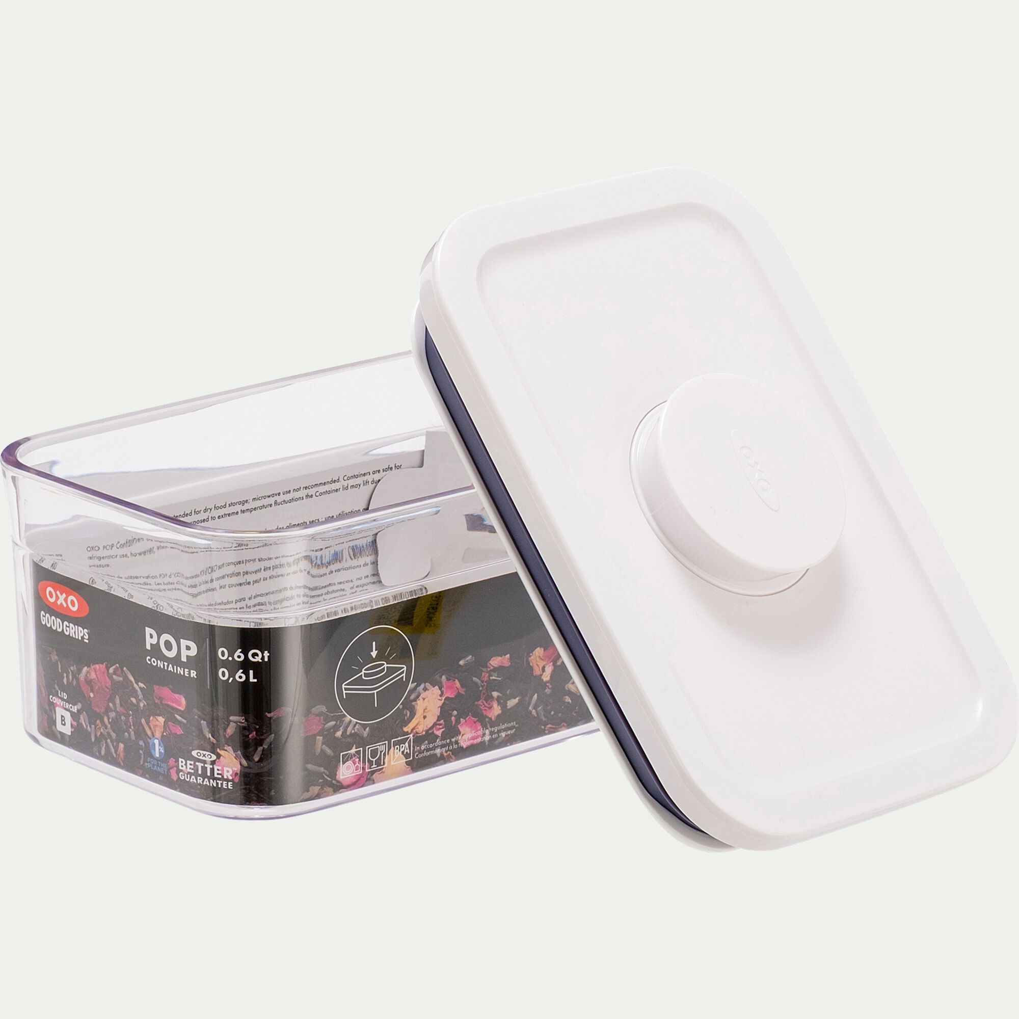 POP - Boîte de conservation 0,6L - transparent