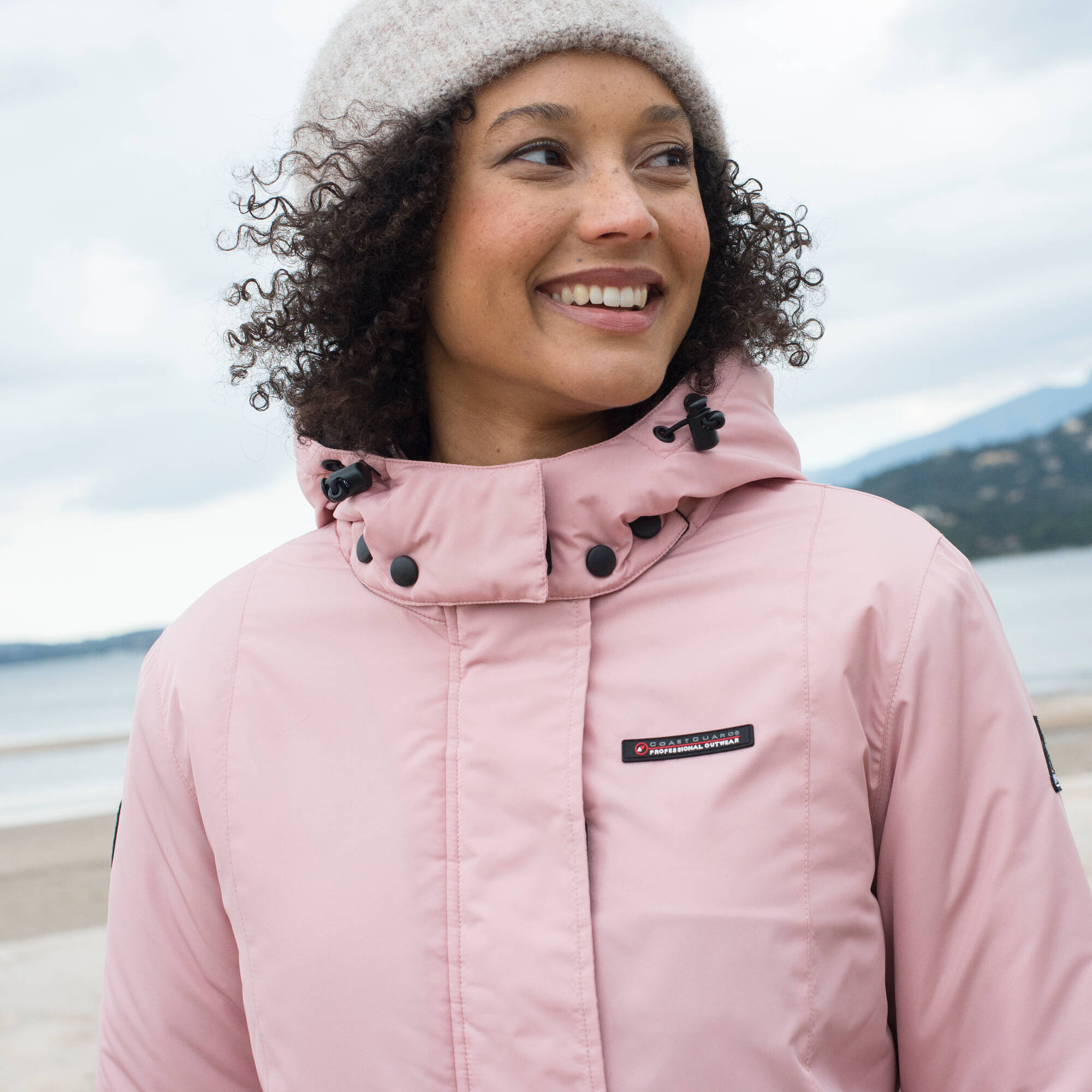 Parka imperméable doublée polaire unie