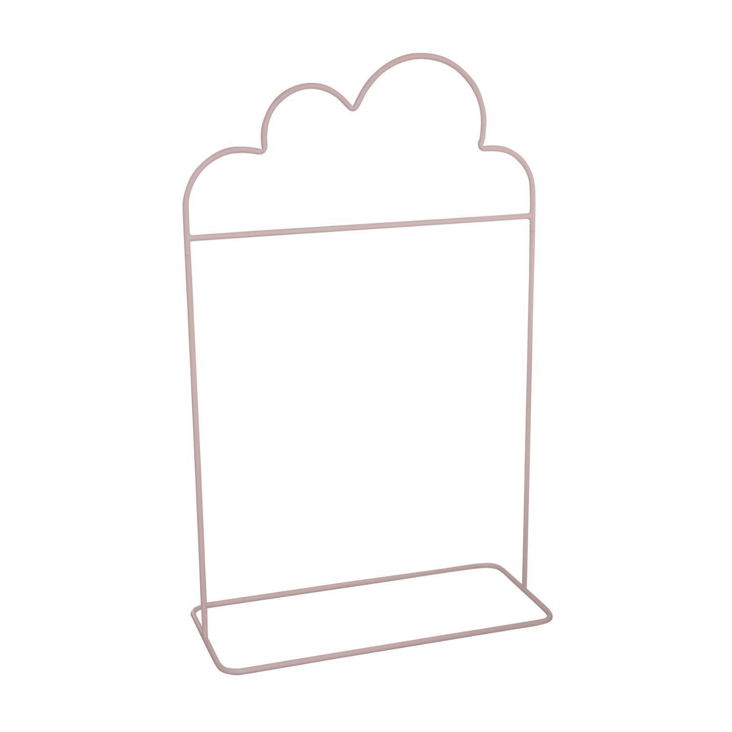 CLOUDY - Portant pour enfants en métal rose 132x81x36cm