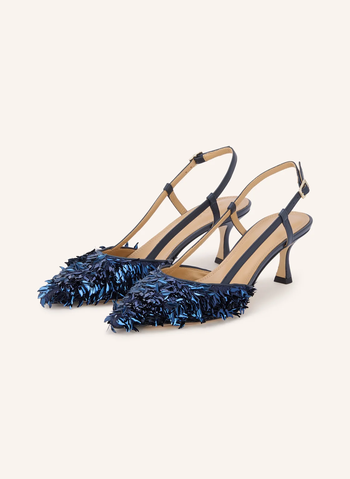 PROSPERINE Slingpumps mit Pailletten