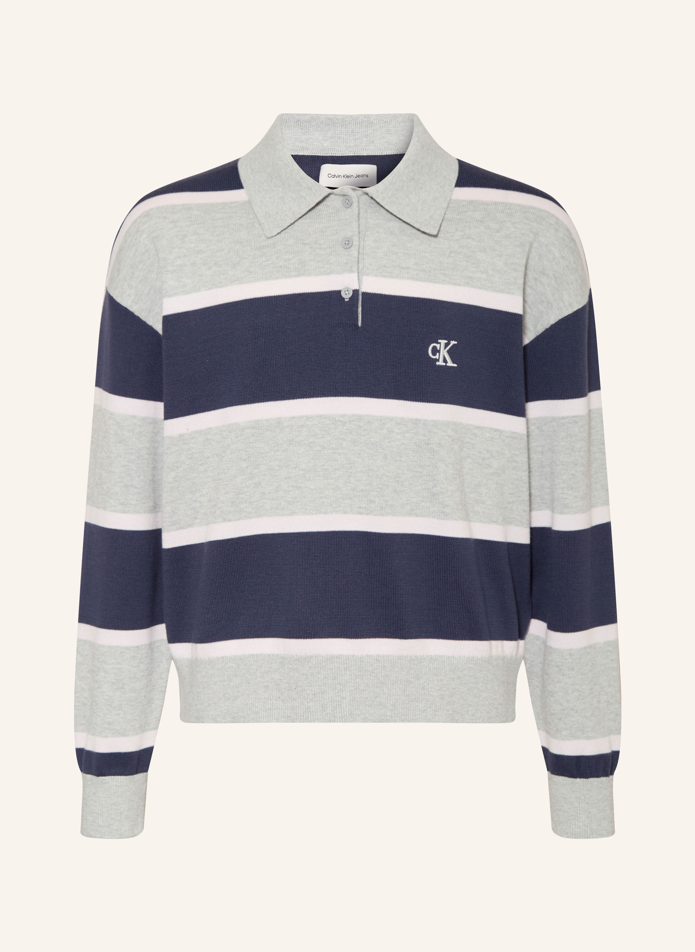 Calvin Klein Strick-Poloshirt