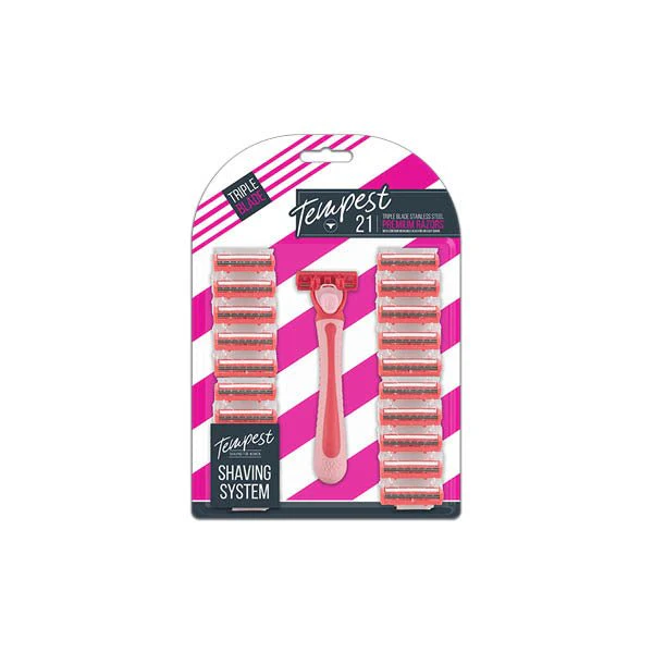 Tempest Triple Blade Ladies Razors 21PK