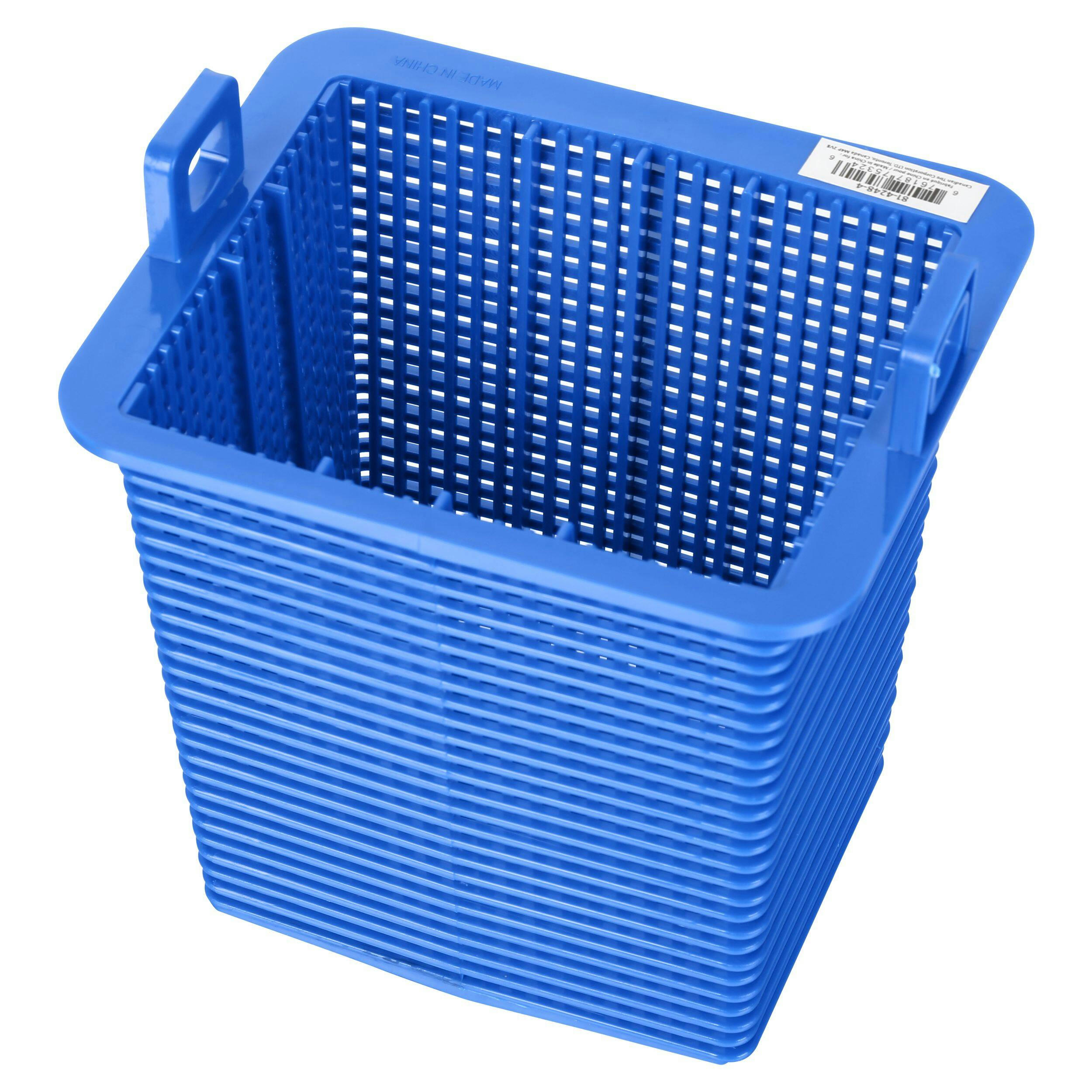 Hayward Super Pump Replacement Straining Skimmer Basket, Blue