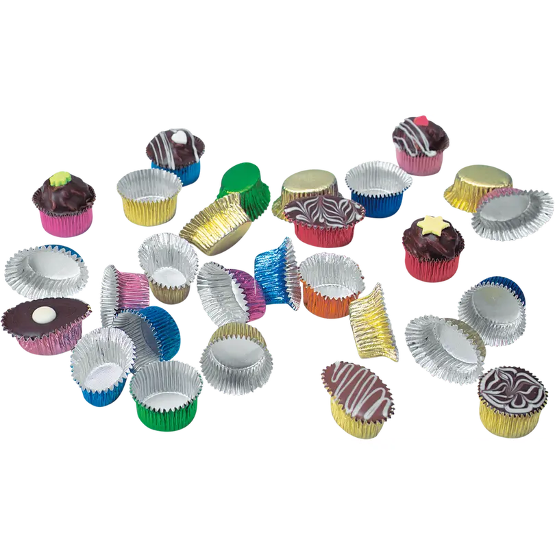 Papierförmchen 50er-Set Pralinenkapseln