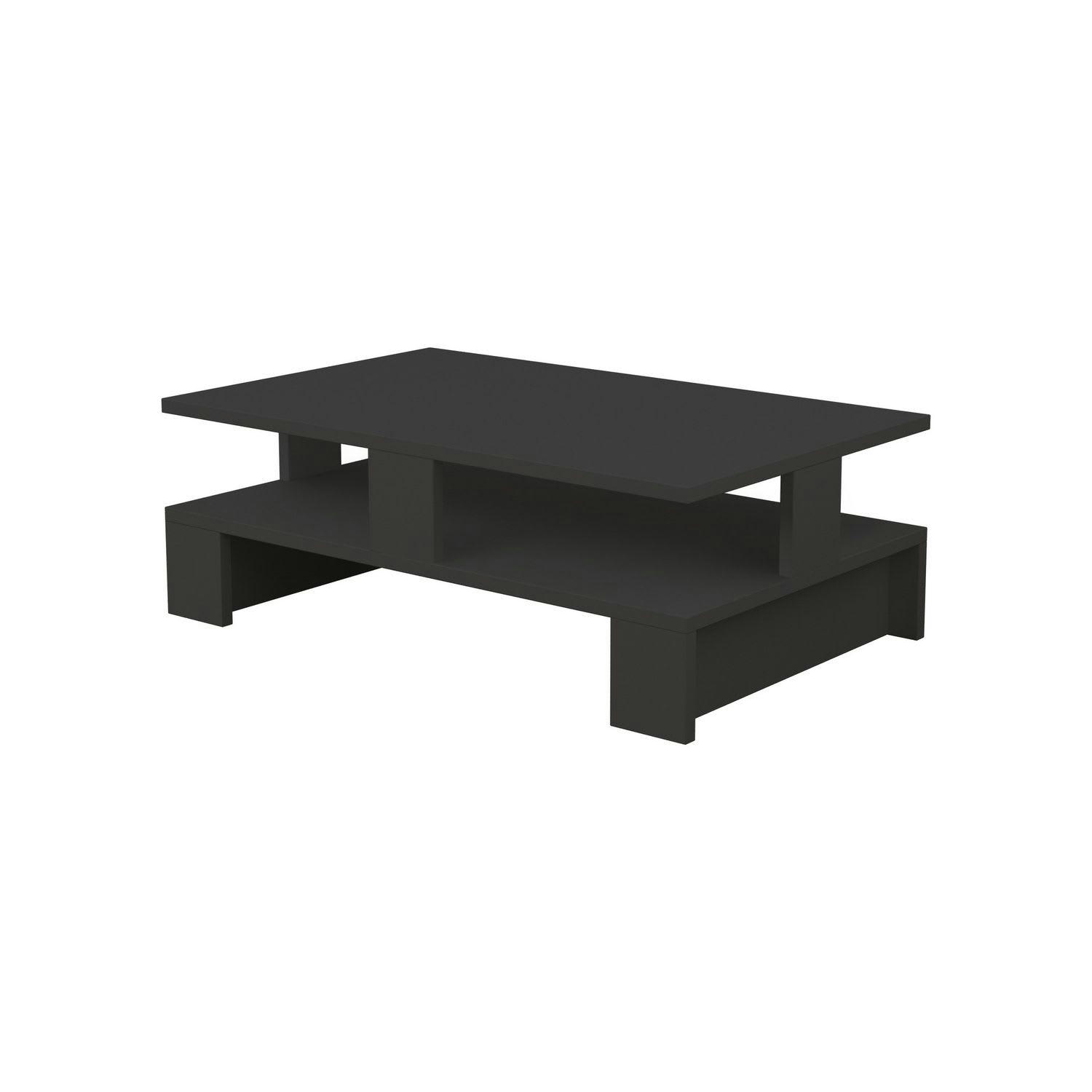 MANSU - Table basse gris foncé
