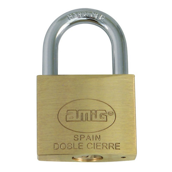 AMIG - Cadenas clefs identiques21 - 40 mm - Laiton - Mat