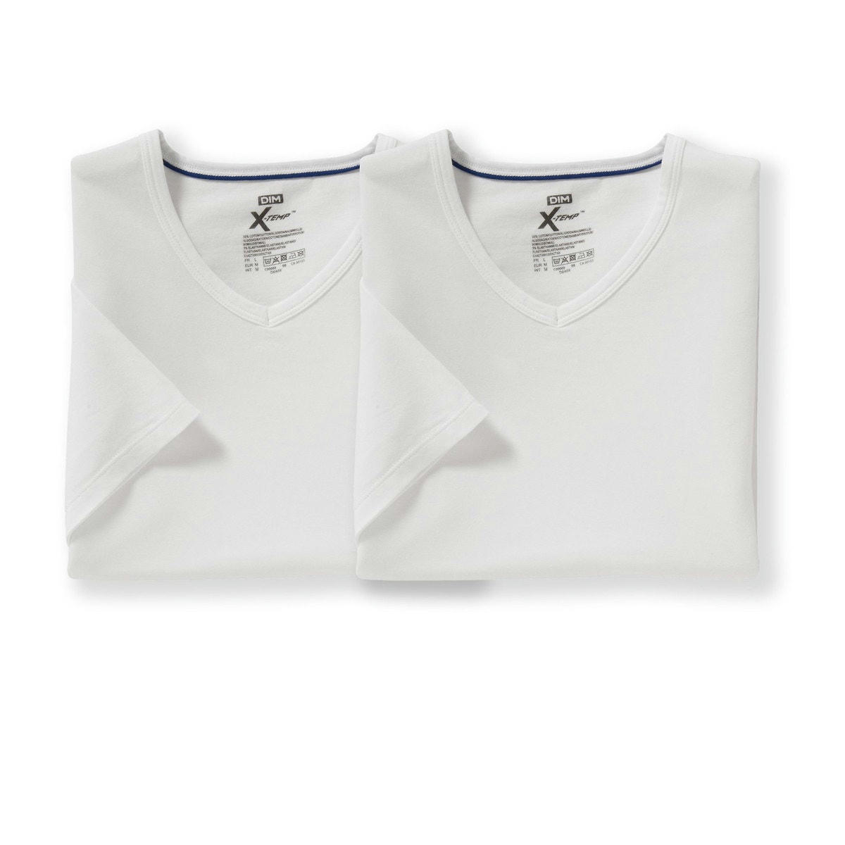Lot de 2 t-shirts X-TEMP col V