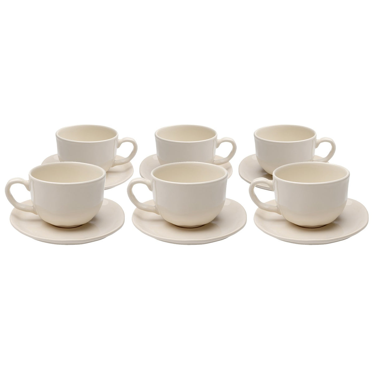 Kare Design Koffiekoppen Organic creme (6/set)