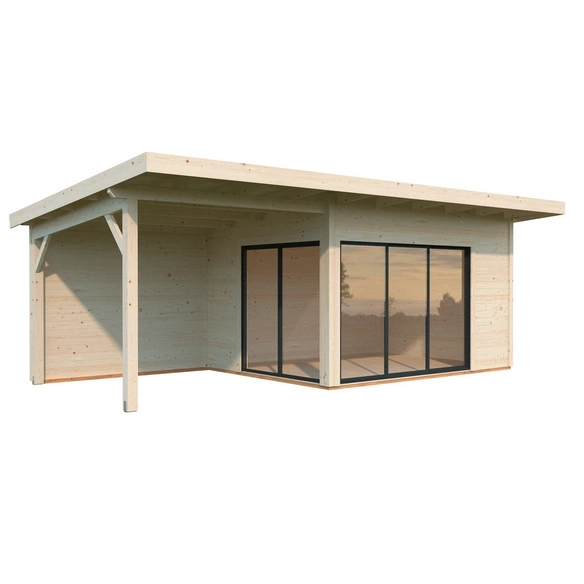 Gartenhaus »Andrea Slide«, B x H x L: 693 x 264 x 300 cm, unbehandelt