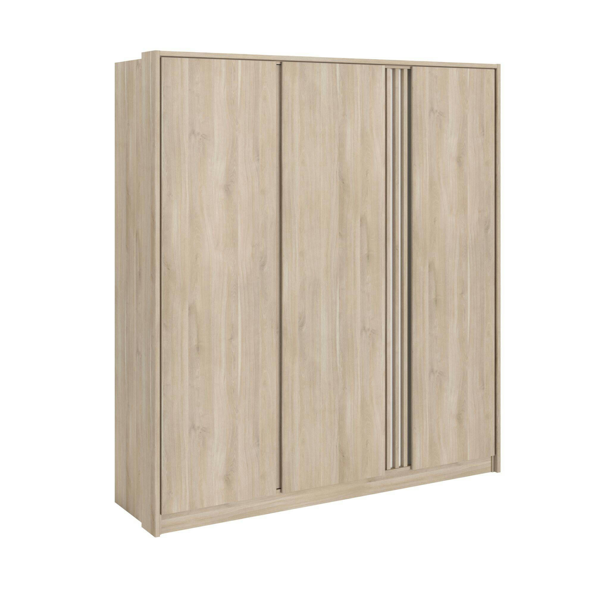 PALMYRE - Armoire 3 portes effet bois