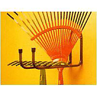 Crochet double multi-usages Mottez charge maxi 60 kg profondeur 220 mm