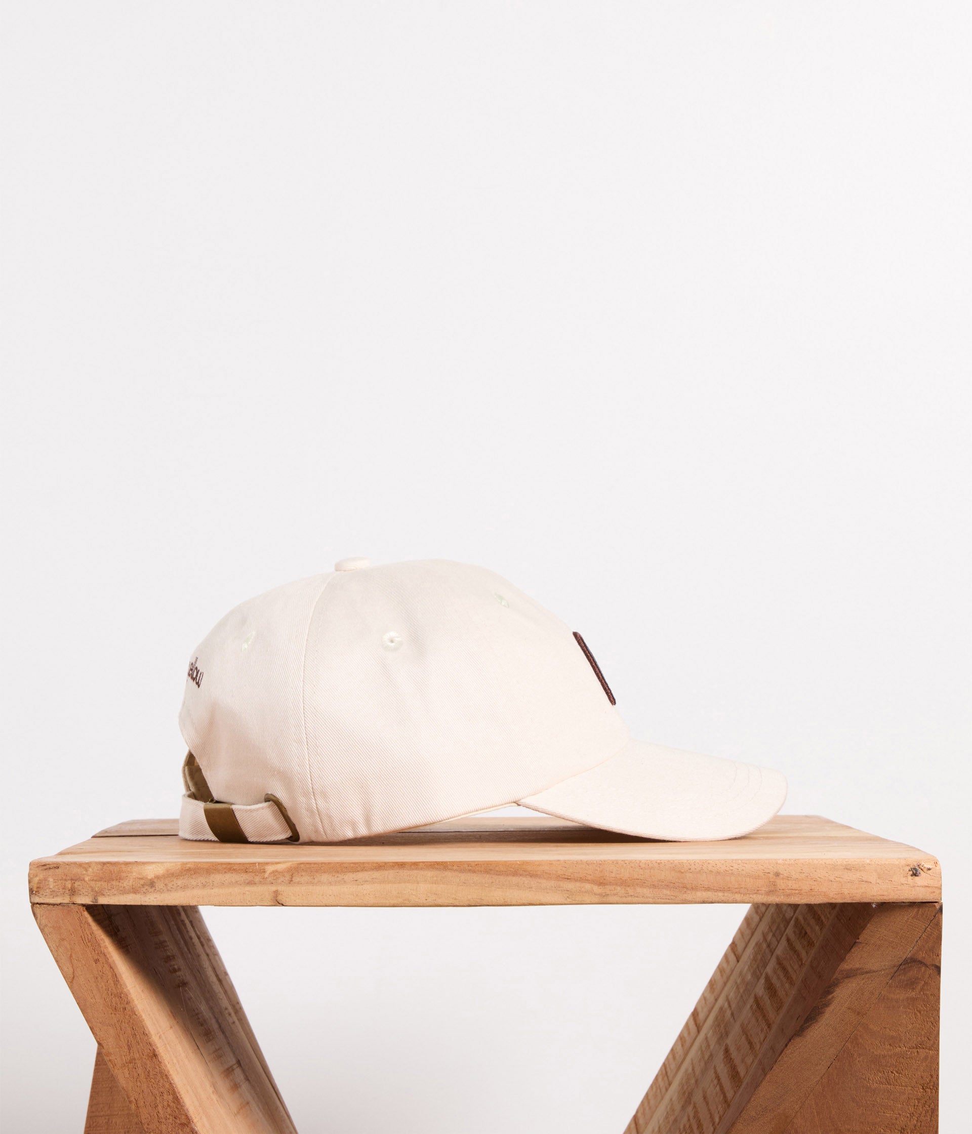 Casquette beige monogramme Kelsie