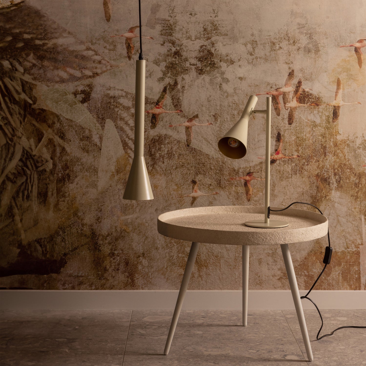 WOOOD Bounds Bijzettafel - Naturel - Ø 58 cm