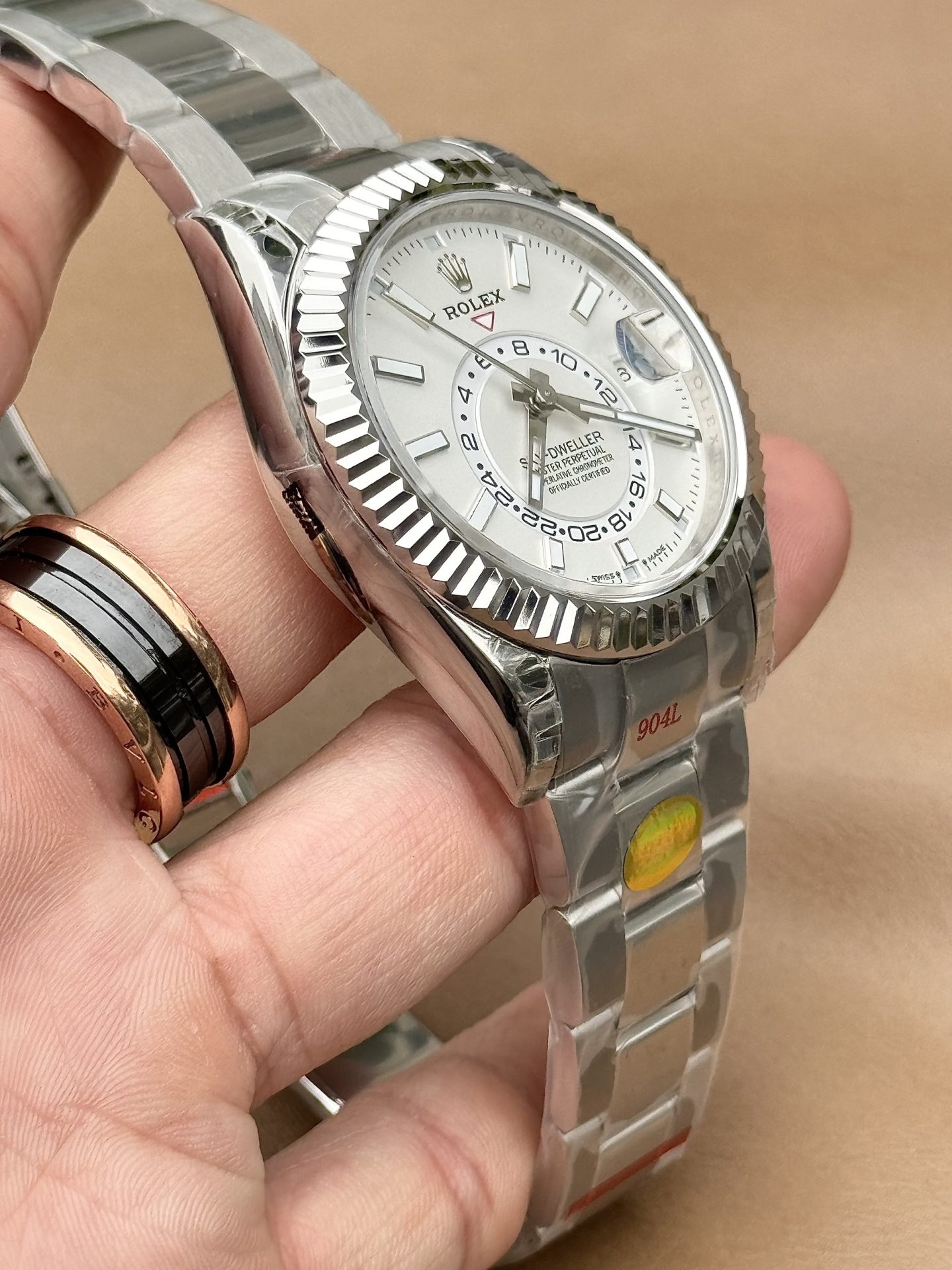 Rolex Sky-Dweller 326934 316L Steel White Dial 42mm Oyster AAA Replica
