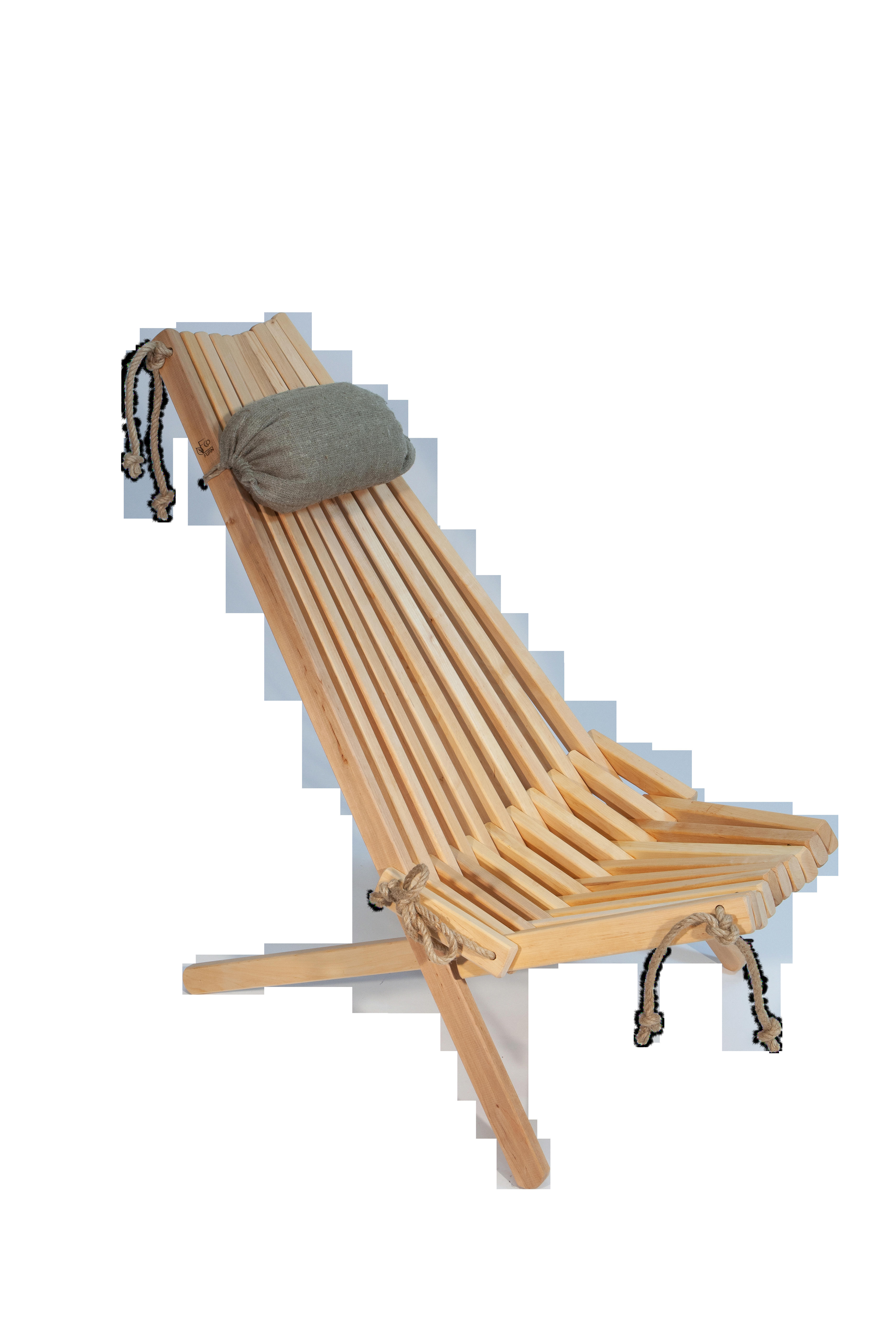 PACK ECOCHAIR LILLI - 1 Chilienne Eco avec coussin + 1  Repose-Pied Aulne -