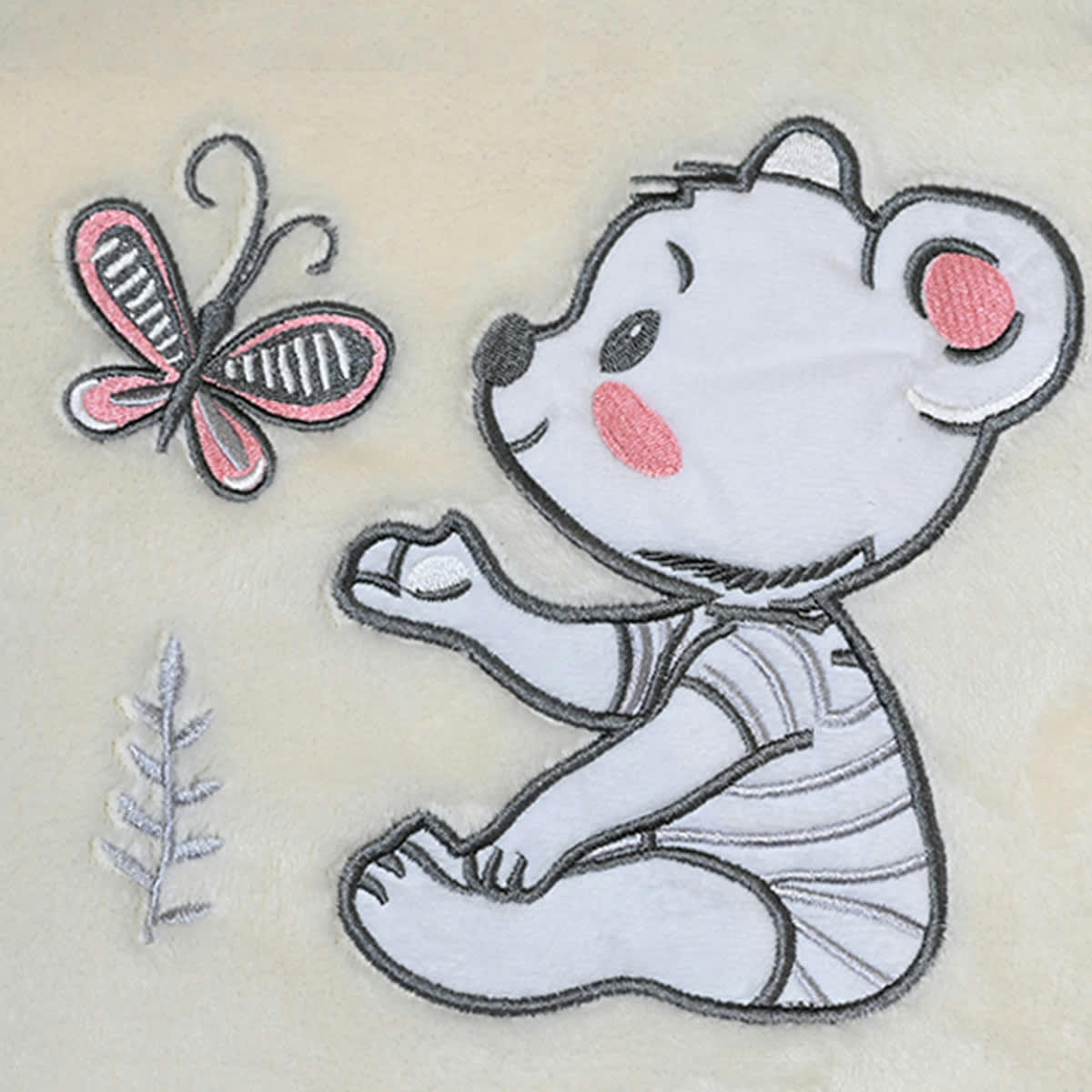 - Plaid polaire doux & chaud  neige 75x100 cm