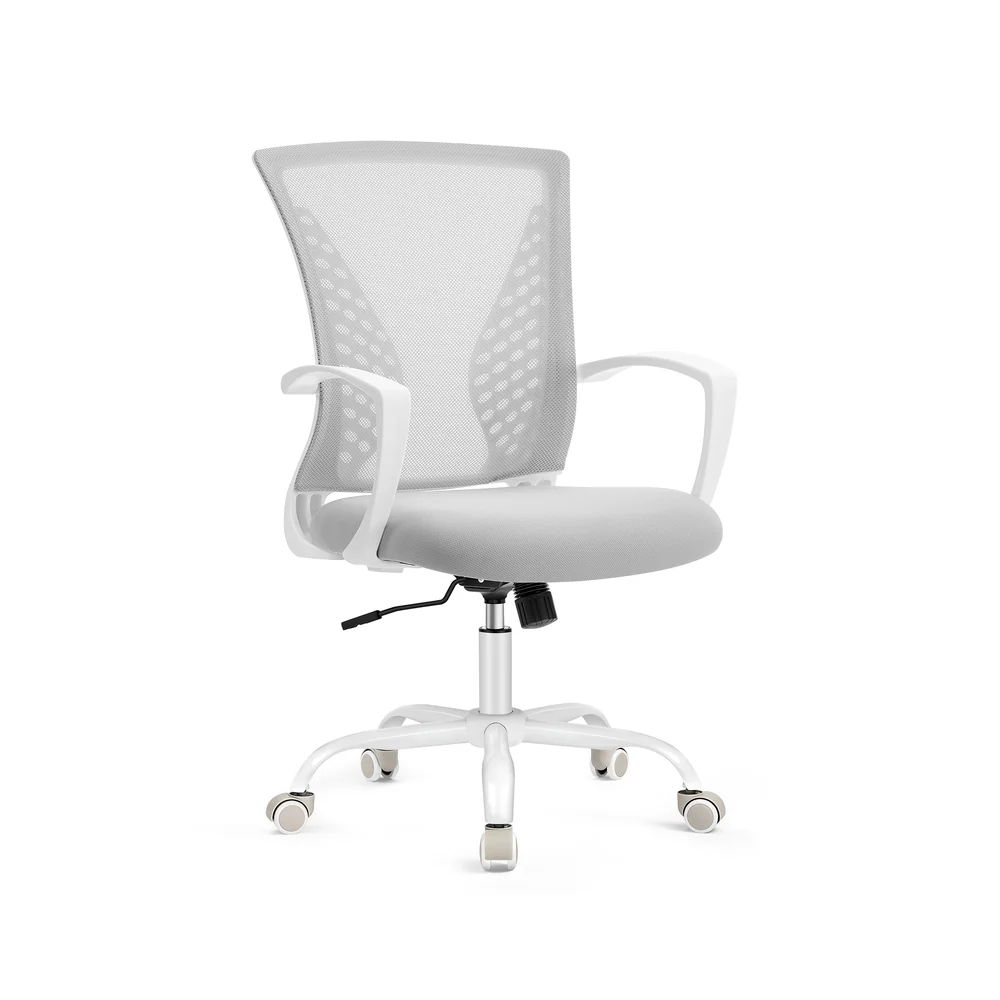 Chaise de Bureau Ergonomique Pivotante en Toile