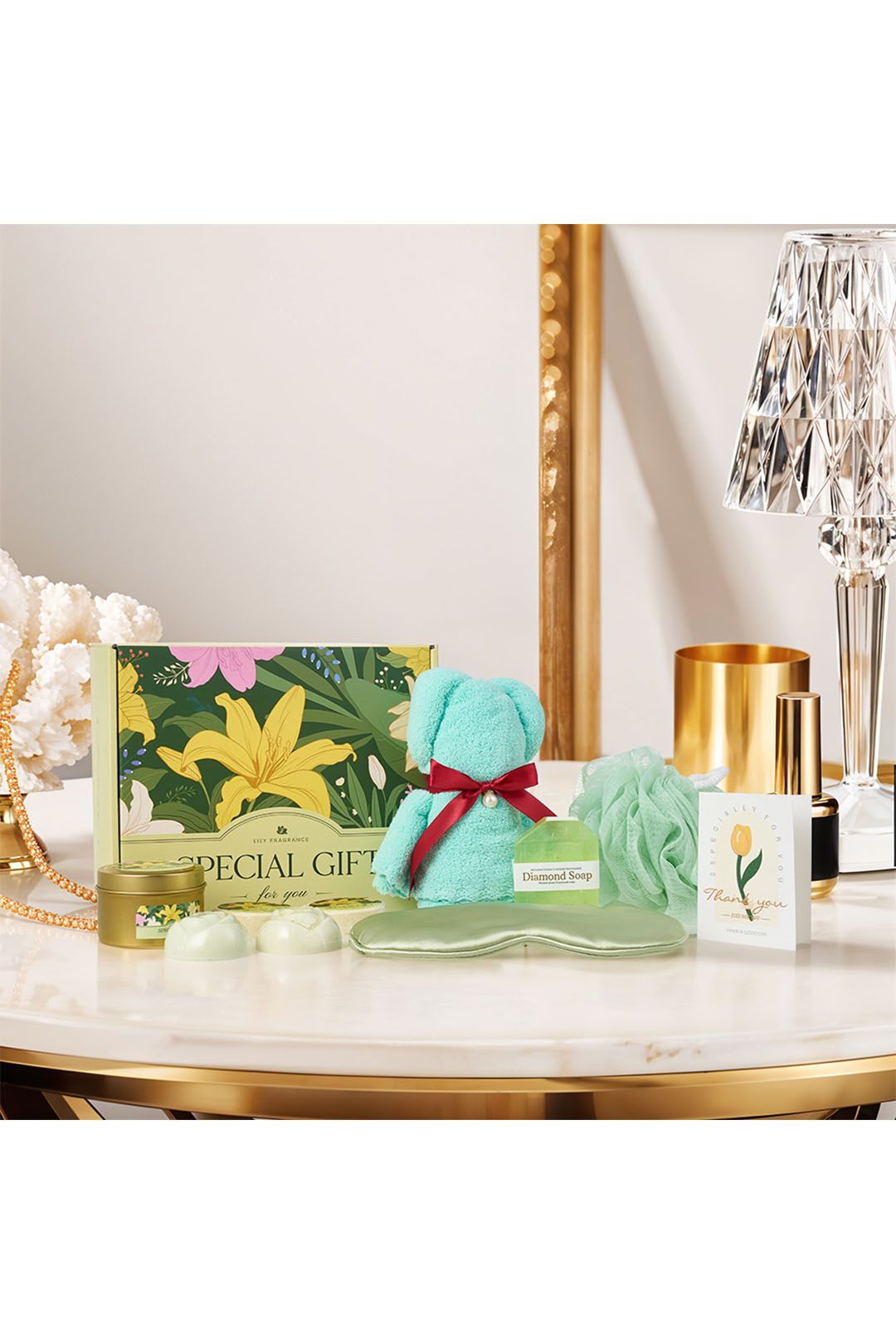 The hot sale Spa Bath Gift Set Lily Fragrant