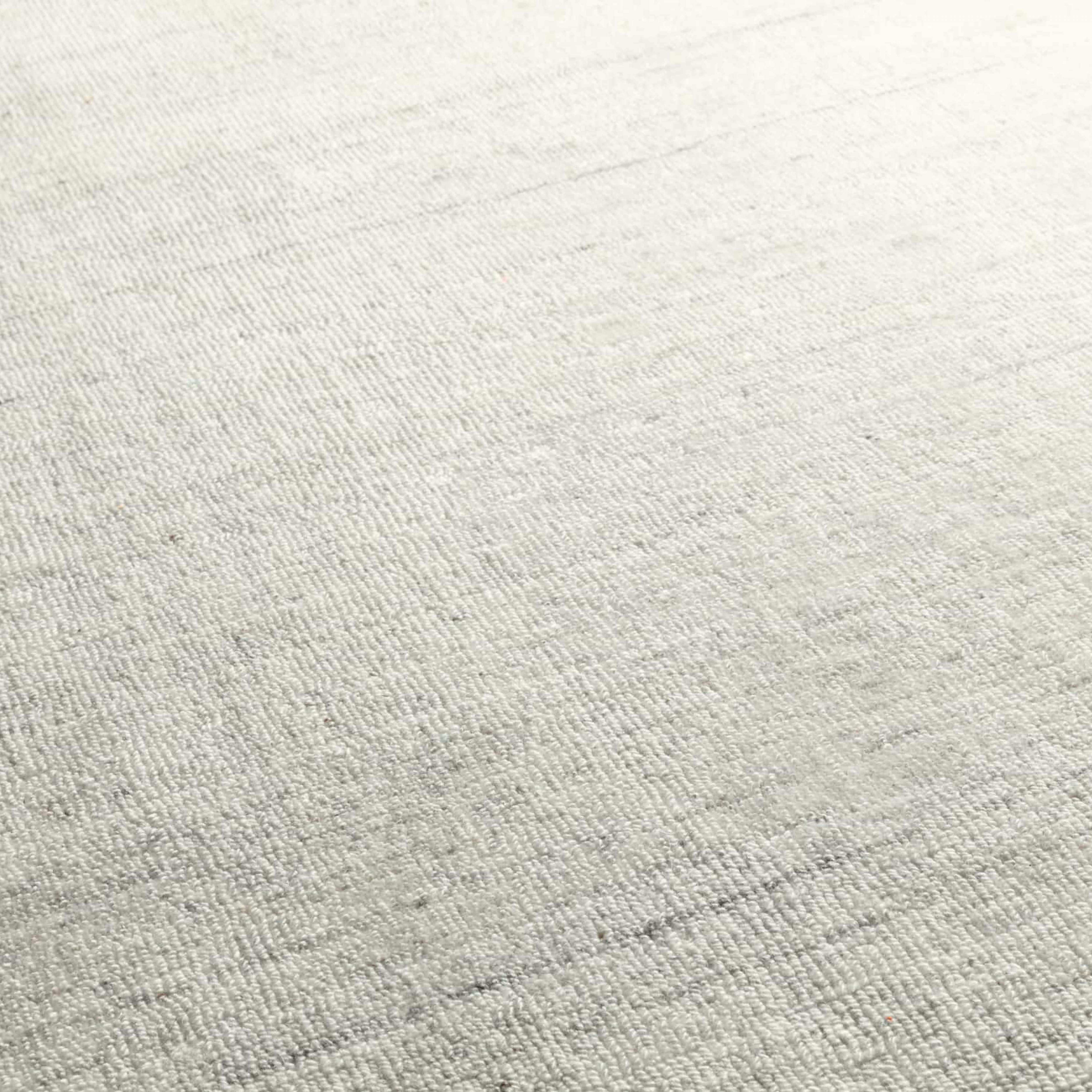 LOOP - Tapis chenille rectangulaire imprimé nuancé ivoire 120 x 170 cm