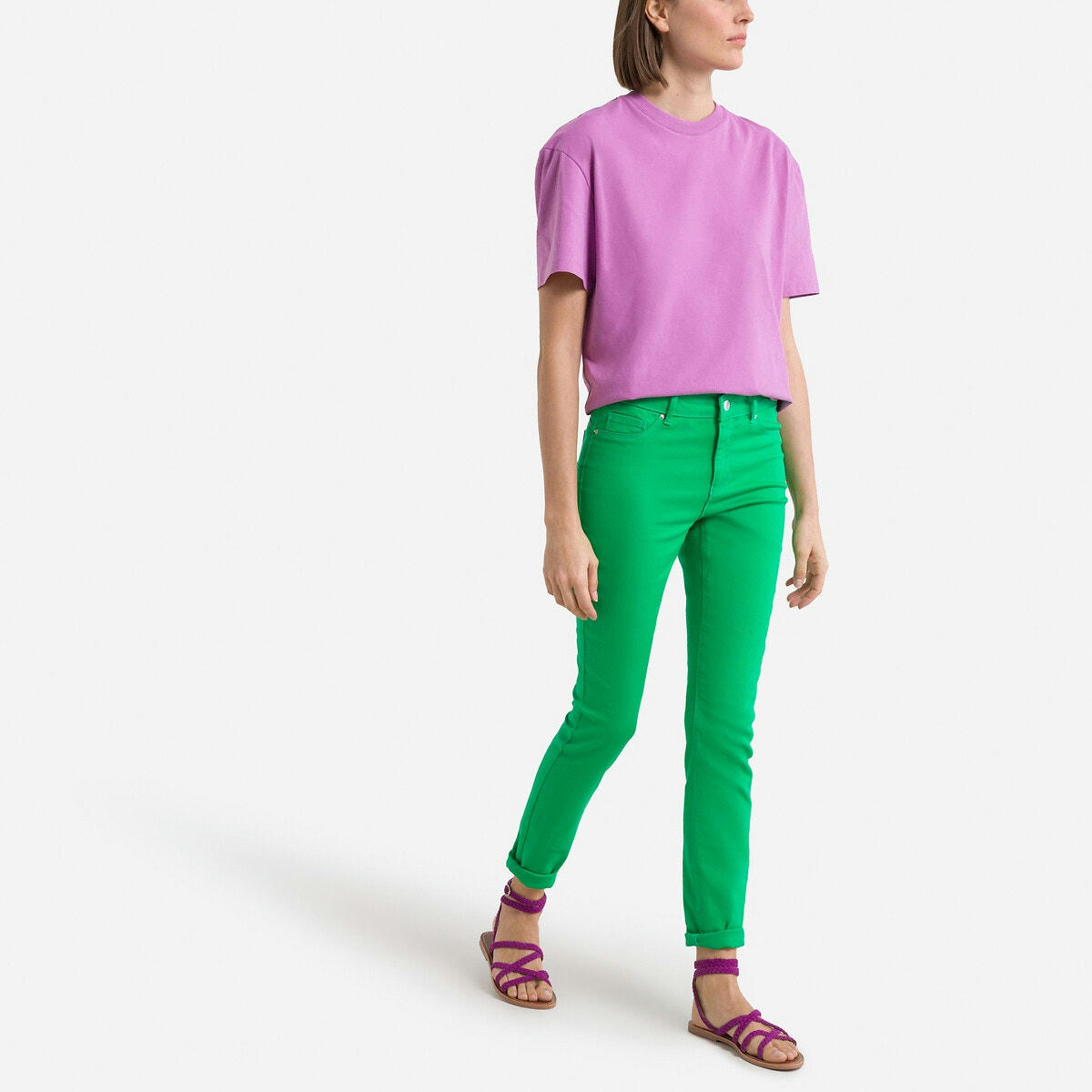 Pantalon slim, taille standard