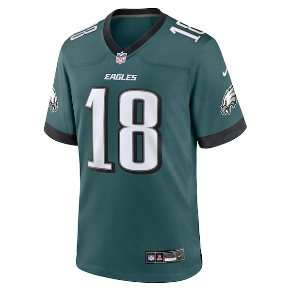 John Metchie III Philadelphia Eagles Nike Team Game Jersey - Midnight Green