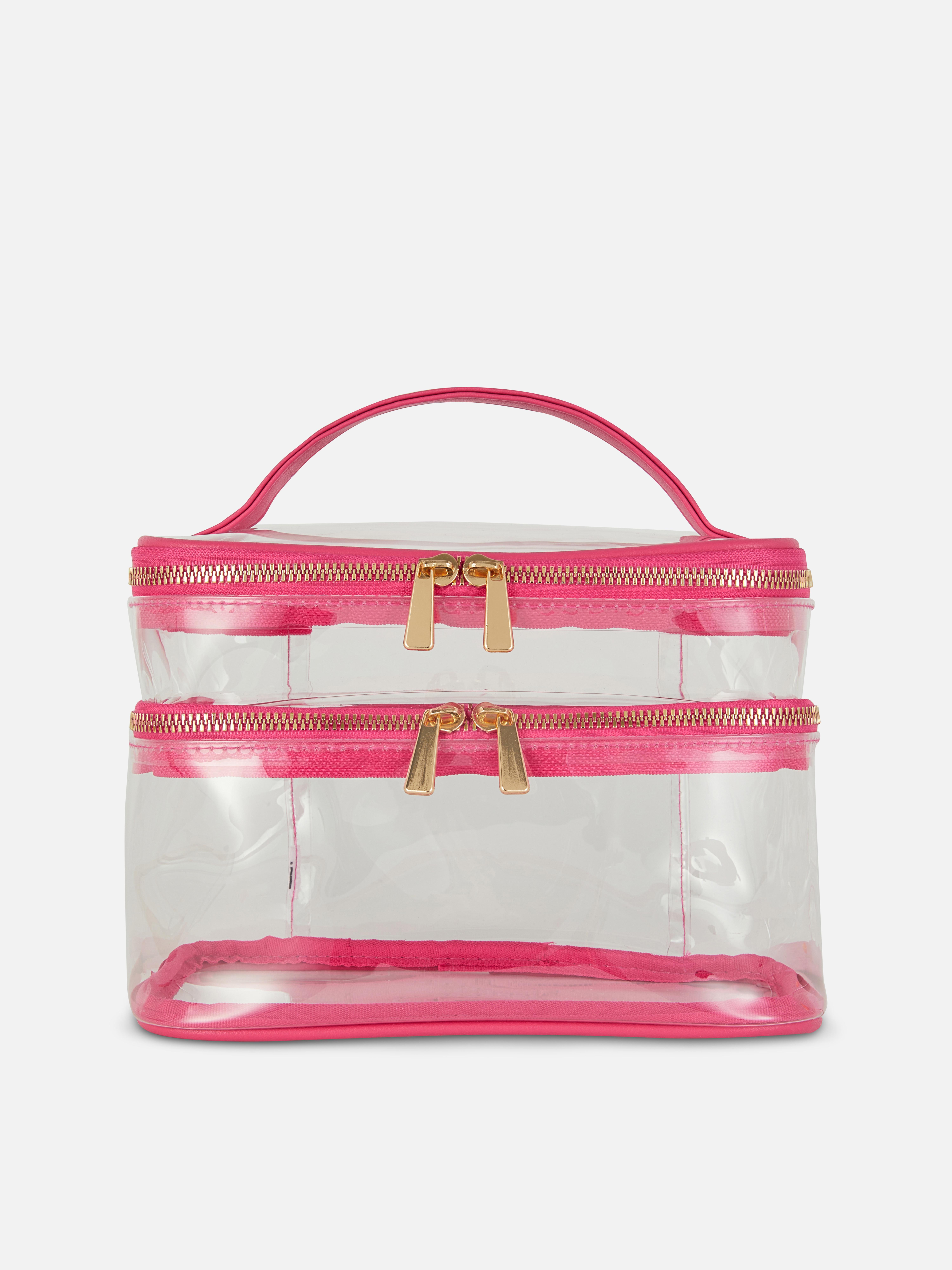 Clear Double Vanity Case