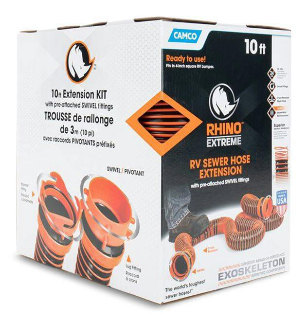 CAMCO 39863 RhinoEXTREME RV Sewer Hose Extension