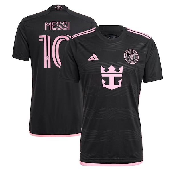 Lionel Messi Inter Miami CF adidas 2024 La Noche Replica Player Jersey - Black