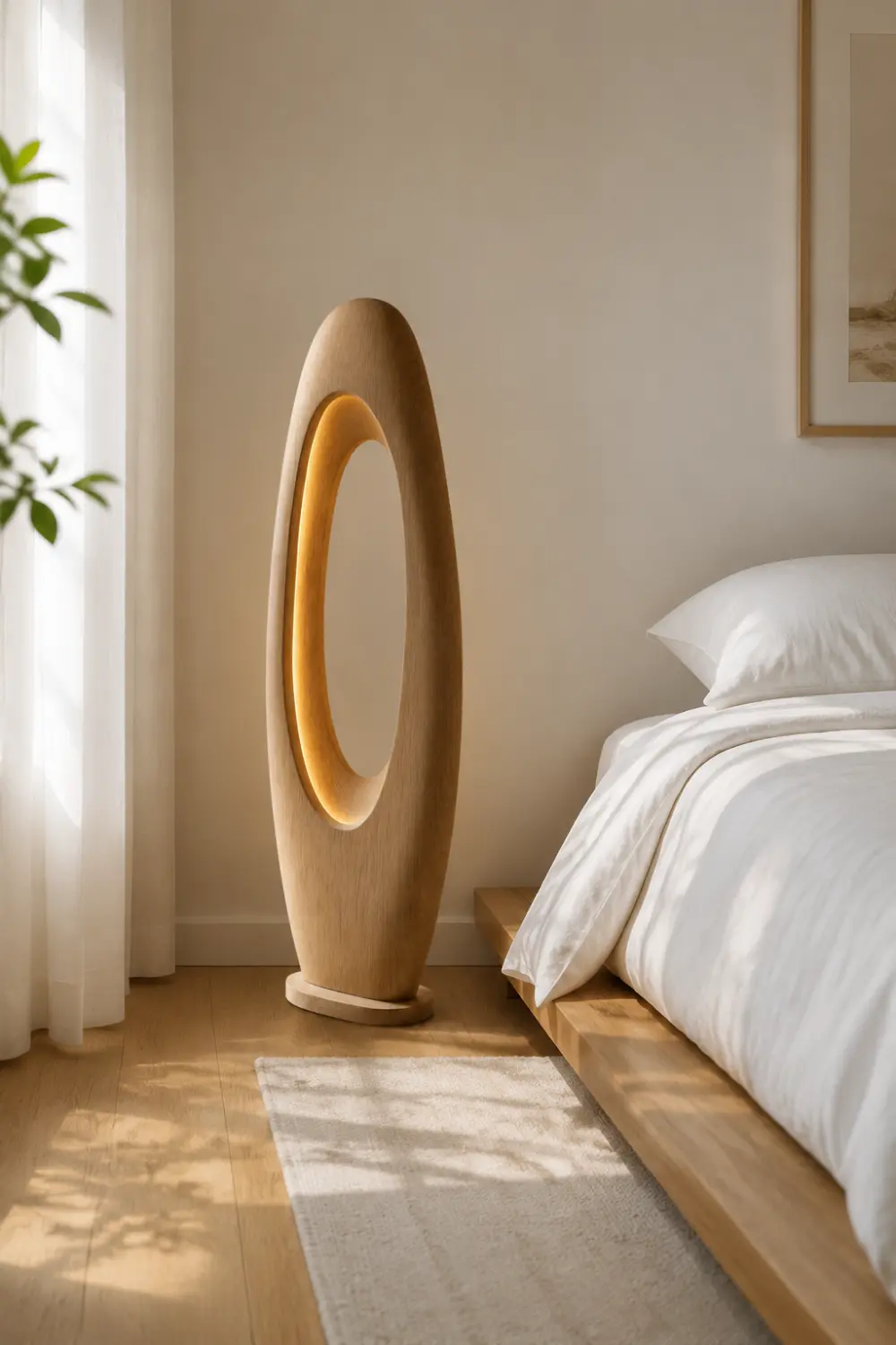Wooden Art Lamp #LF151