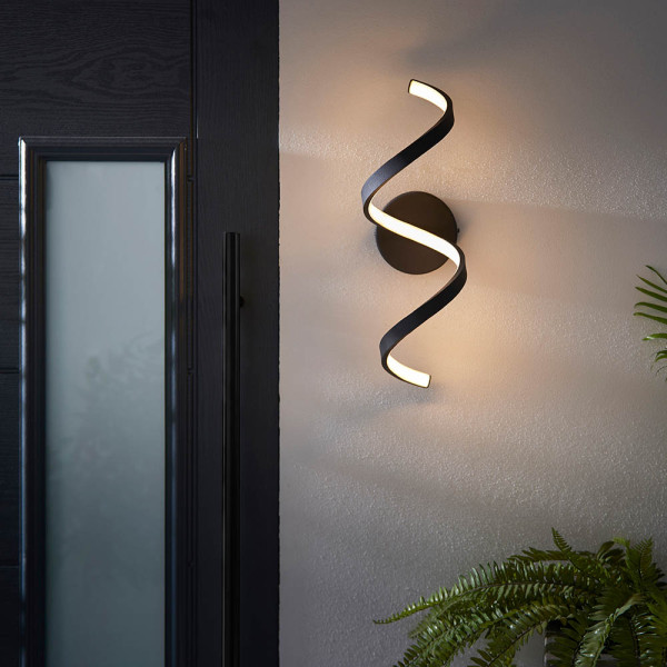 Kinkiet zewnętrzny ASTRAL czarno-biała LED 12W 3000K 520lm Endon