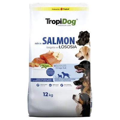 Tropidog Premium Adult Medium & Large Salmon