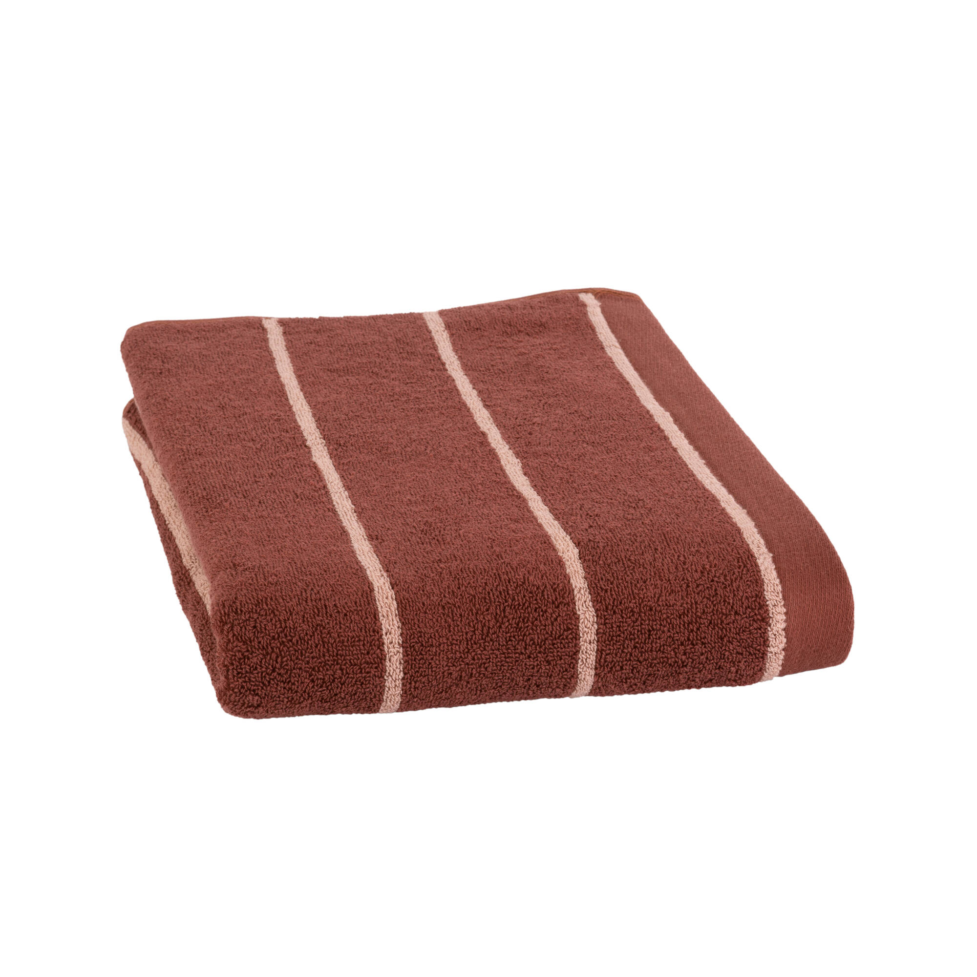 Serviette éponge coton rayée 500 g/m²