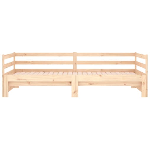 NNEVL Pull-out Day Bed 2x(92x187) cm Solid Wood Pine