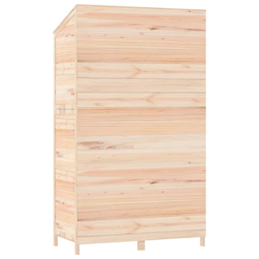 NNEVL Garden Shed 102x52x174.5 cm Solid Wood Fir