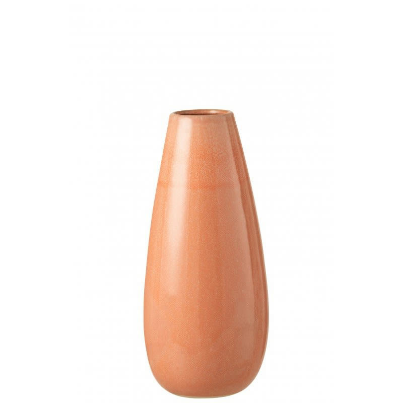 UNI - Vase rond céramique pamplemousse H48cm