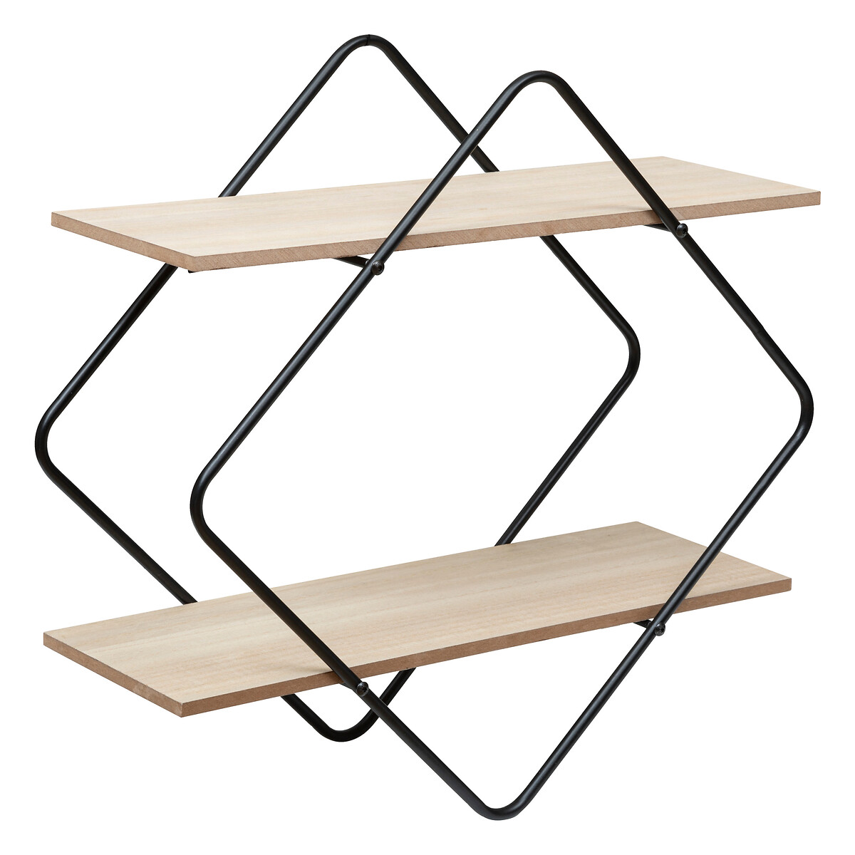 Estante NENA bege e preto